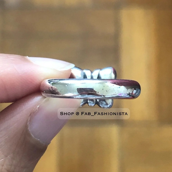 James Avery Butterfly Ring Retired Sterling Silver size 7.25 - Picture 8 of 9